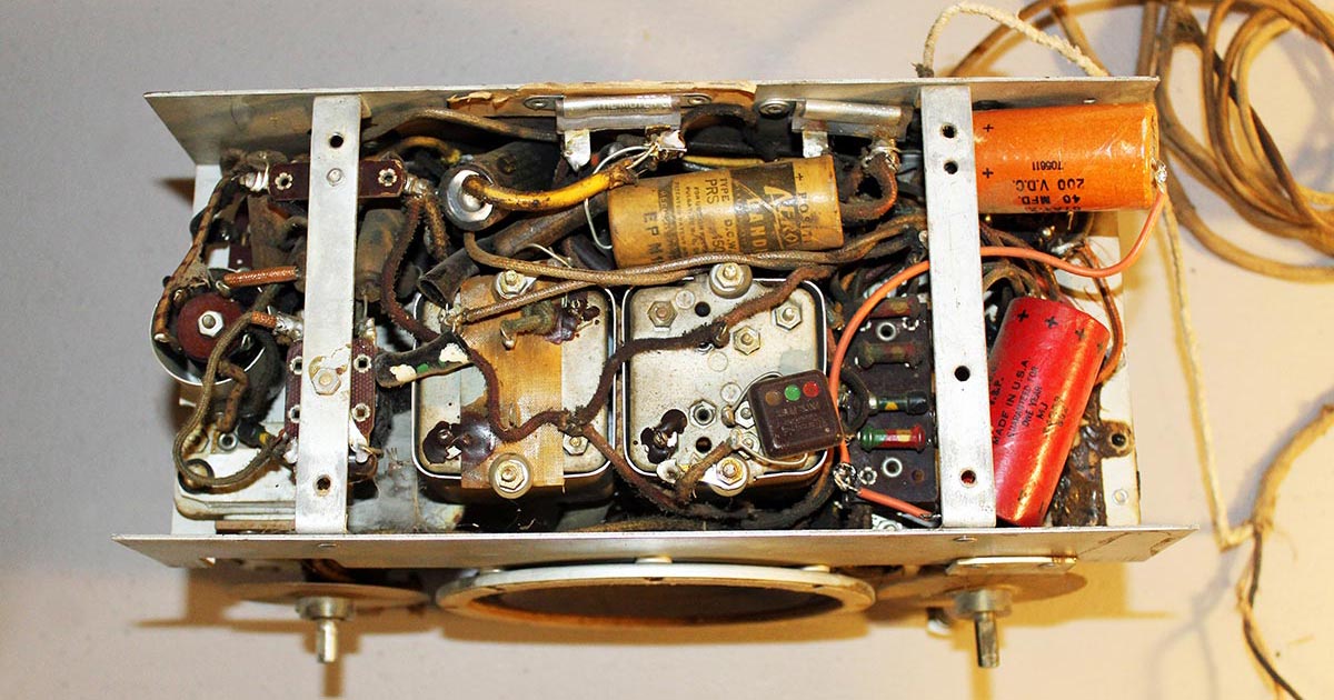 Antique Radio Forums • View topic - Electrolytic can restuff