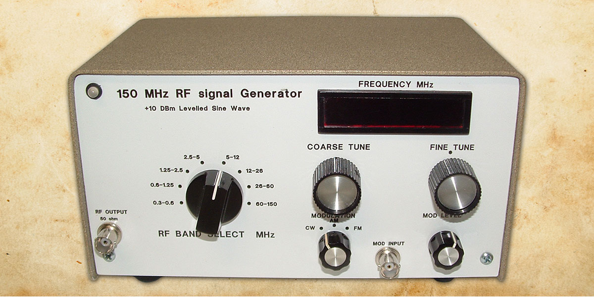 A 150 MHz RF Signal Generator for Your Test Bench