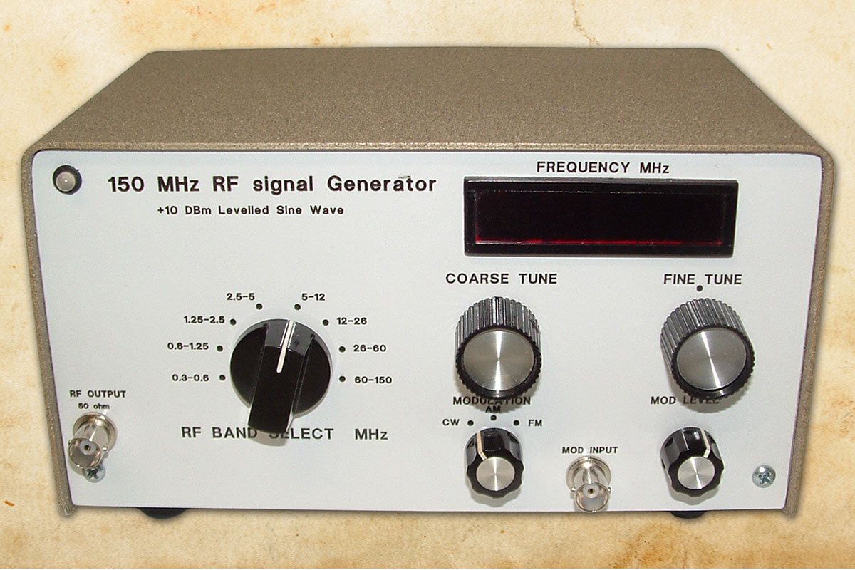 Digital RF Signal Generator 150MHz RF Signal Source Frequency Meter Counter 