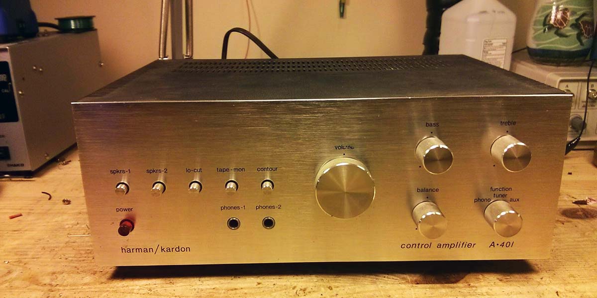 Reviving a Hi-Fi Classic: the Harman/Kardon A-401 Stereophonic Control Amplifier
