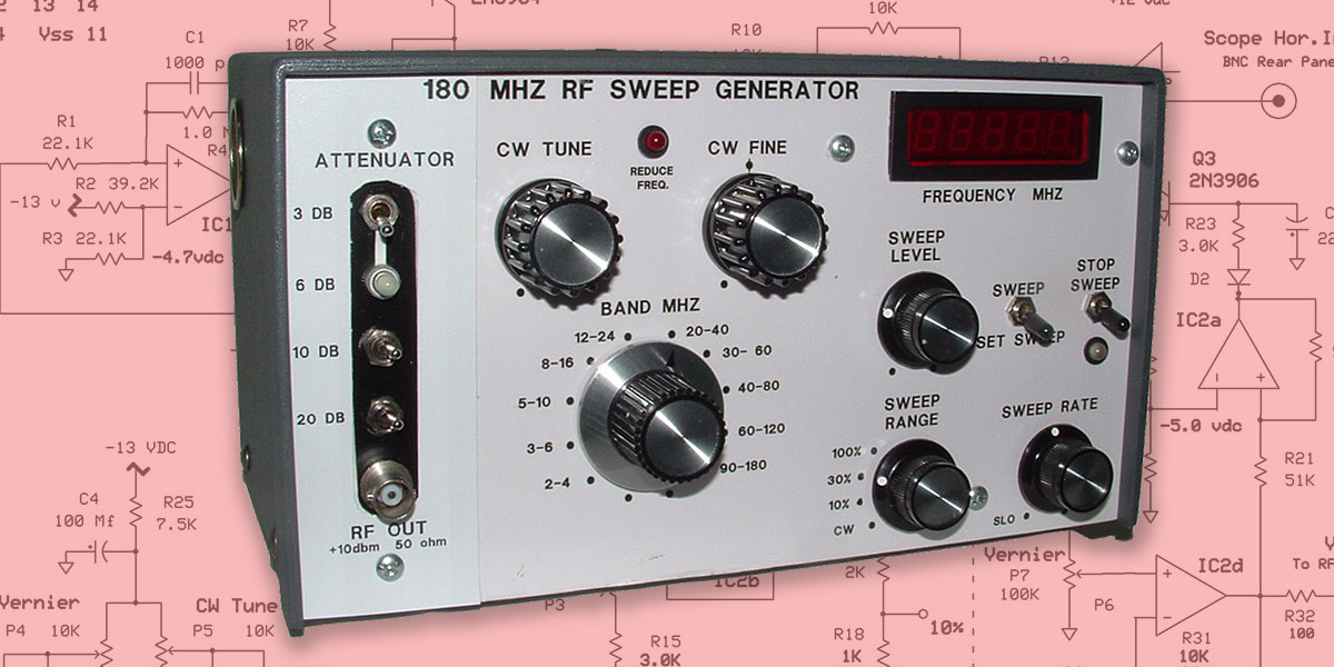 Construction of a Low Budget 180 MHz RF Sweep Generator