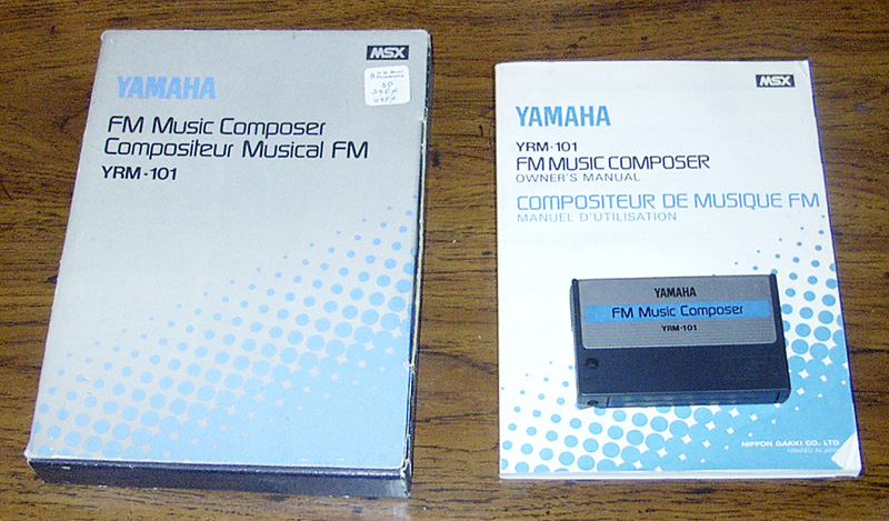 RARE Vintage Yamaha FM MUSIC COMPOSER YRM-101 cartridge ONLY For CX5M & MSX 