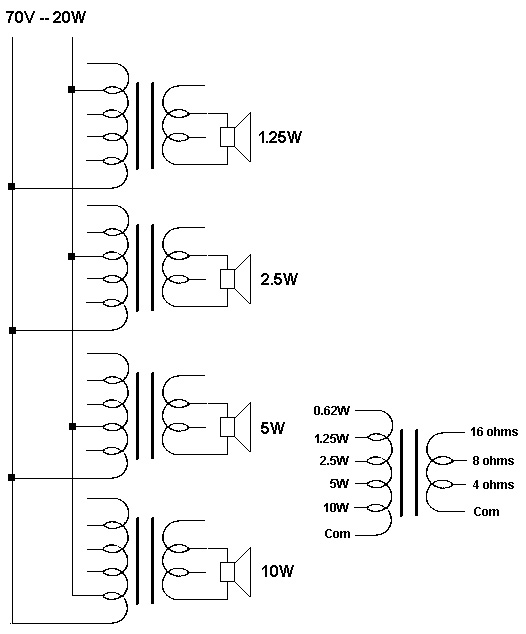 70 Volt Speaker Transformer Wiring Diagram from www.nutsvolts.com